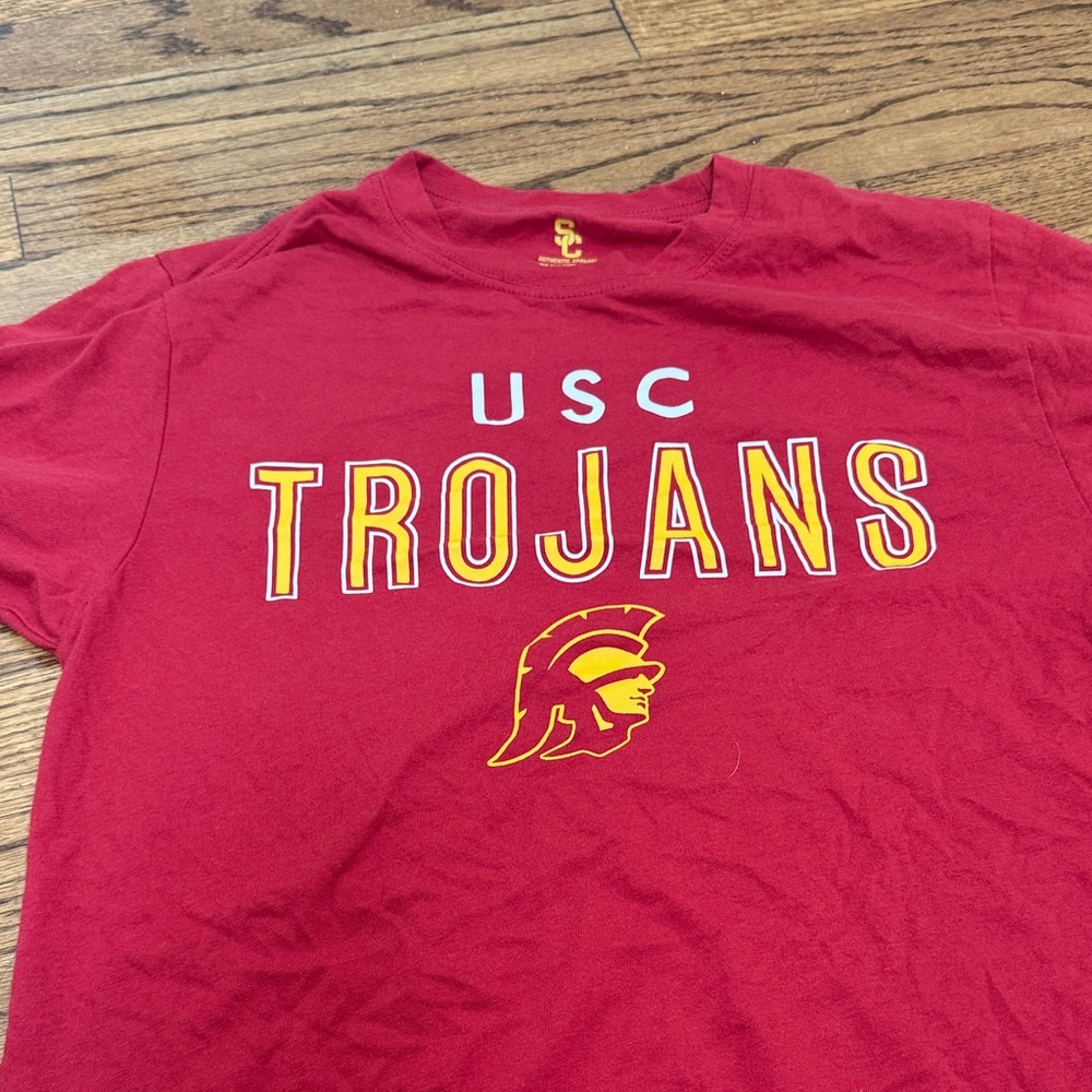 Trojans Short Sleeve Tee - Cardinal Red